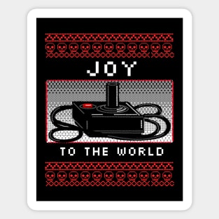 Ugly Christmas Sweater - Joy to the World Gamer Sticker